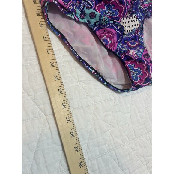 Spanx Love Your Assets Floral Swimsuit Medium One Piece Slimming Power Suit - Picture 3 of 7